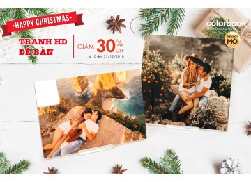 Happy Christmas: TRANH HD - để bàn giảm đến 30%.